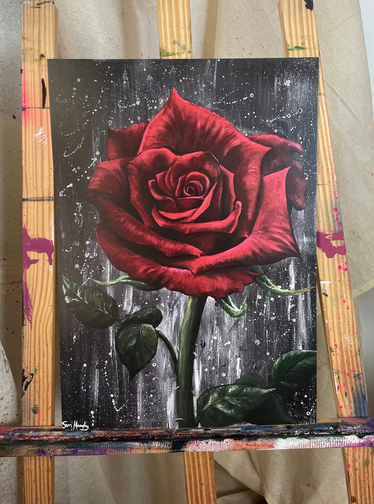‘Rose Between Two Thorns’ Print A3
