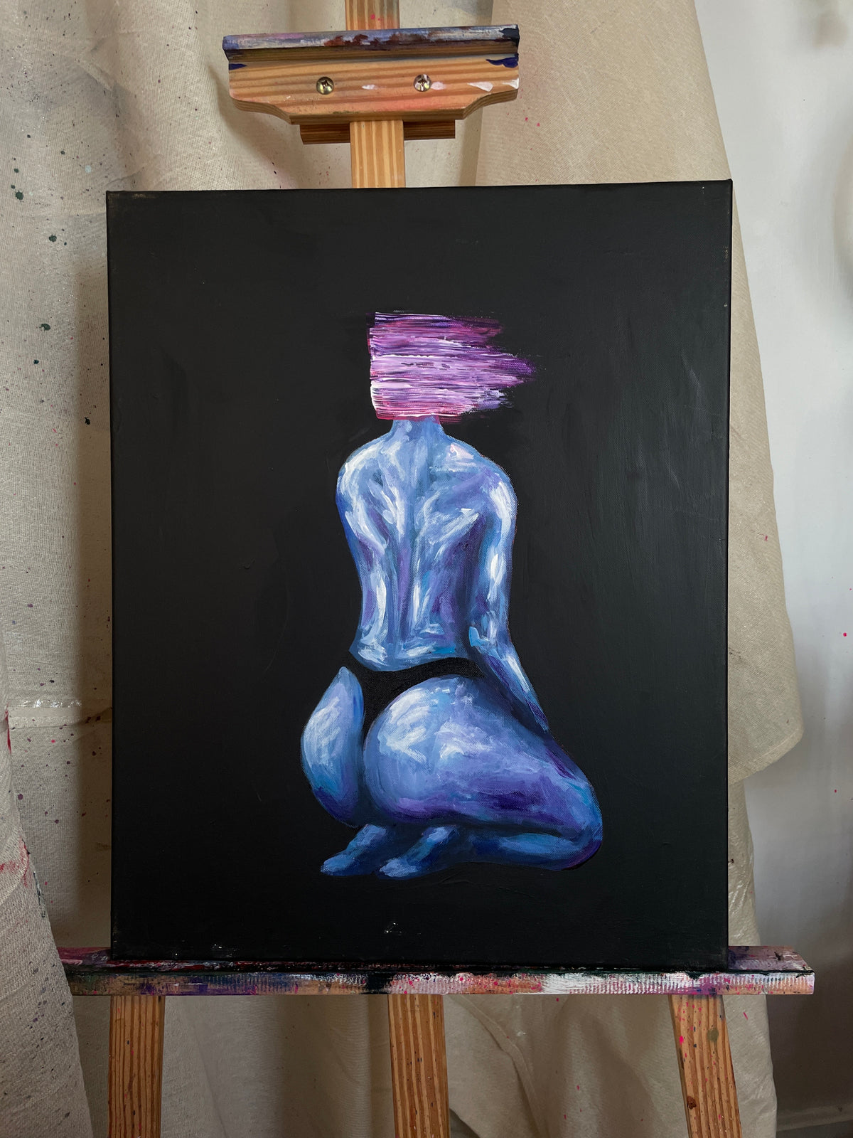 Body Art Original Painting 16x20’’