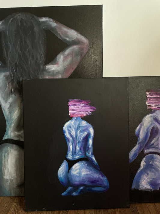 Body Art Original Painting 16x20’’